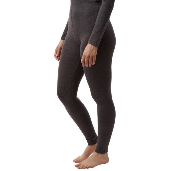 32 Degrees Heat Women's 2-Pack Thermal Base Layer Pants, HT. Charcoal, Size XL - Picture 2 of 7